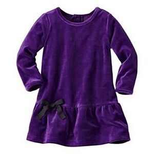 NWT Hanna Andersson Velour dress - 80